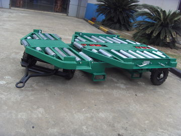 Cina Green Container Pallet Dolly Standard Channel Steel Frame Untuk LD1 / LD2 / LD3 pemasok