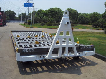 Cina 3600 Kg Container Pallet Dolly 520 Millimeter Tinggi Kapasitas Pemuatan Tinggi pemasok