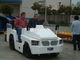 Daya Tinggi Tug Baggage Tractor 65 Liter Fuel Tank Euro 3 / Euro 4 Standard pemasok