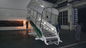 Anti Steep Aircraft Passenger Stairs 15000 Milimeter Menghidupkan Radius Mudah Bergerak pemasok